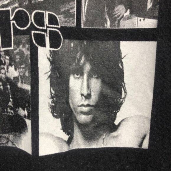 Vintage The Doors graphic band tee medium retro streetwear grunge - Picture 4 of 13